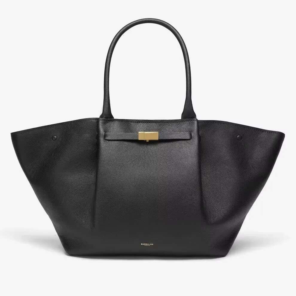 2025 New Fashion Women Shoulder High Quality Black PU Ladies Tote Large Capacity Casual Retro Crossbody Bag