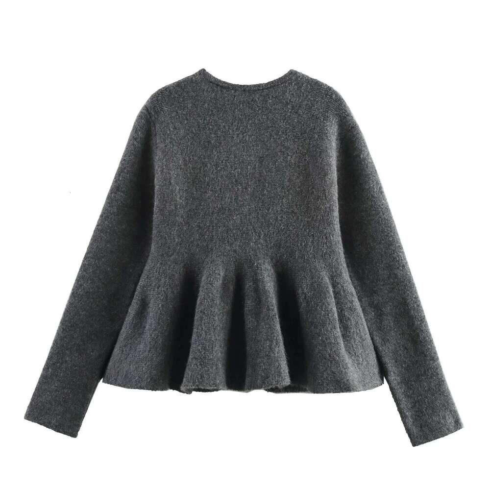 TRAFSHE Y2k Sweater Cardigan For Women Clothing Temperament Long Sleeve Knitwear Jacket Female Coat Tops Outerwears 433100