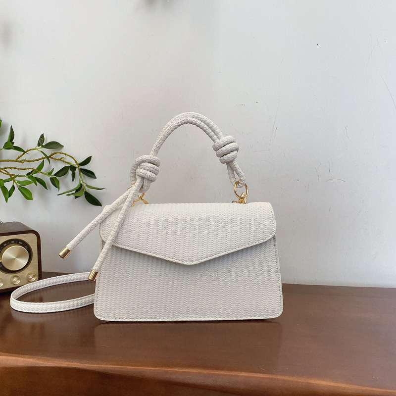 Solid Color Texture Western Style Single Shoulder Crossbody 2025 Spring And Summer Small Square Bag Luxury Bag New Free Delivery Designer Bag Popular 