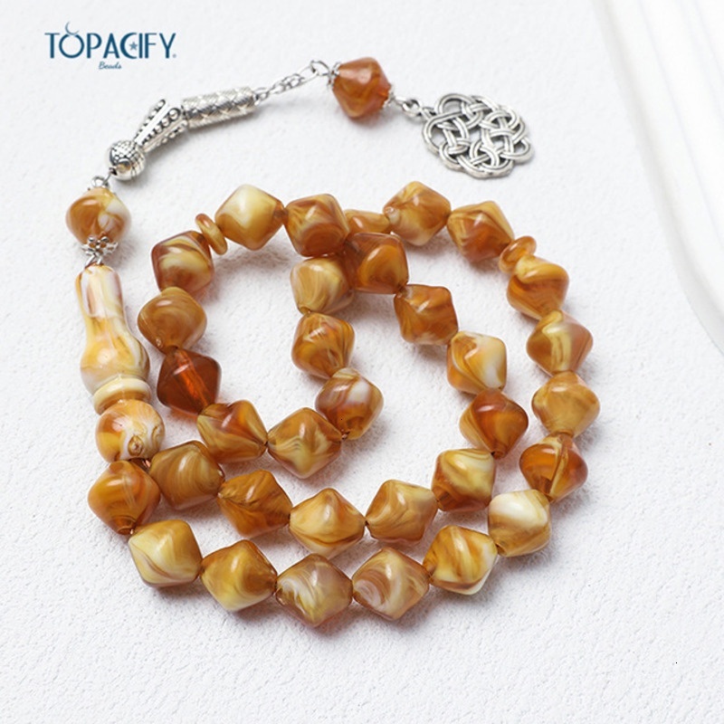 Islamic bead bracelet, 11mm beads, 33 Misbaha beads for Muslims, hand-held prayer ornament