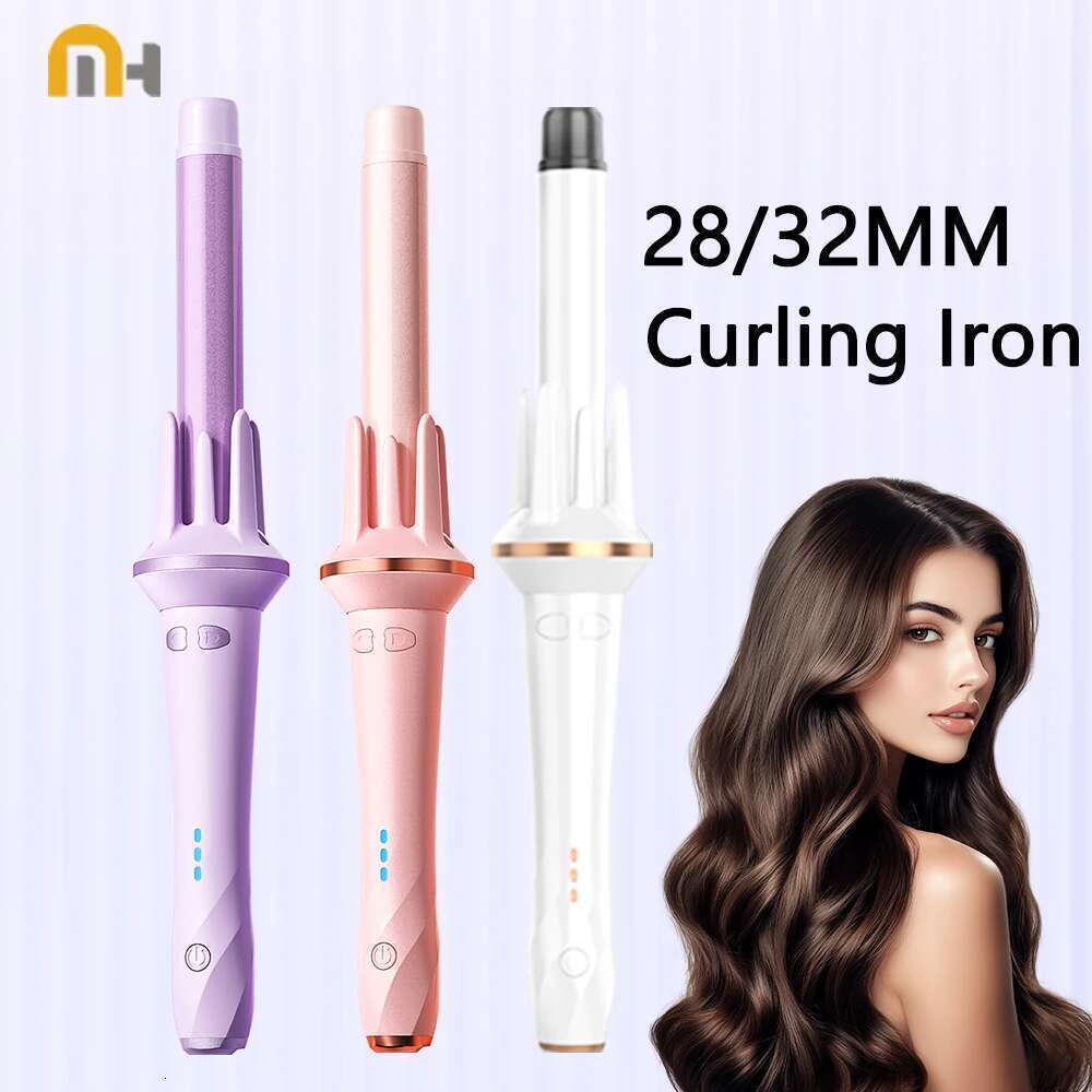 Automatic Curler 28mm/32mm Large Wave Iron Anion Fast Heating Professional Styling Curlers Curling Wand Hair Waver
