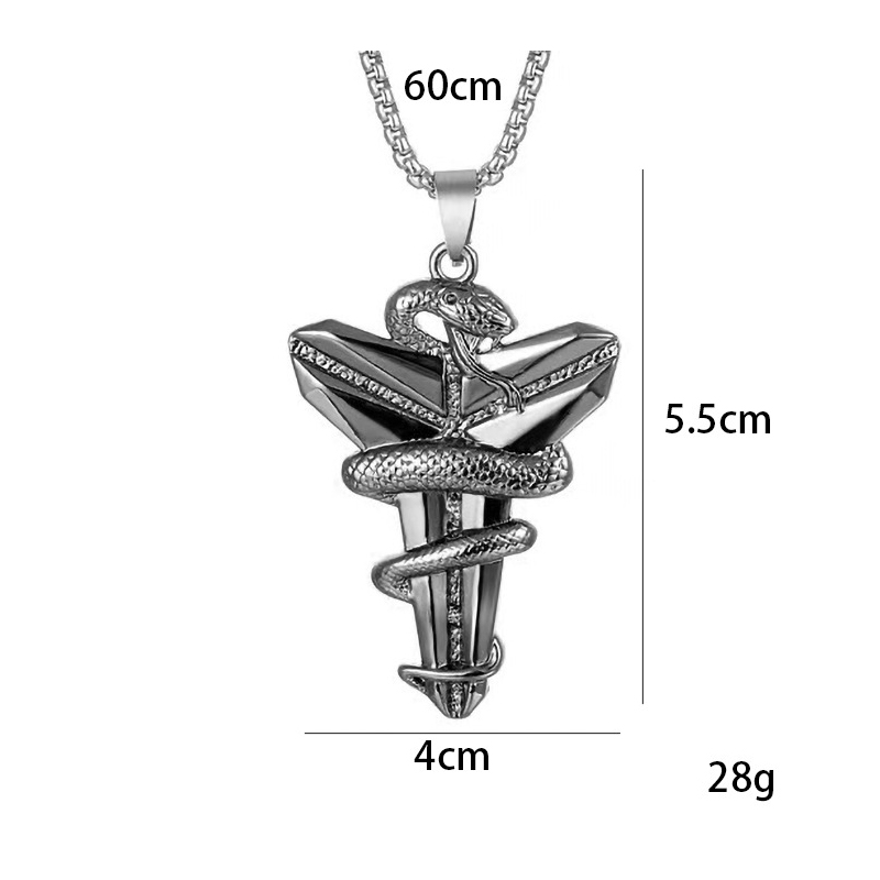 Hip hop retro style, light luxury, trendy fashion, personalized fashion, cool necklace, collarbone chain