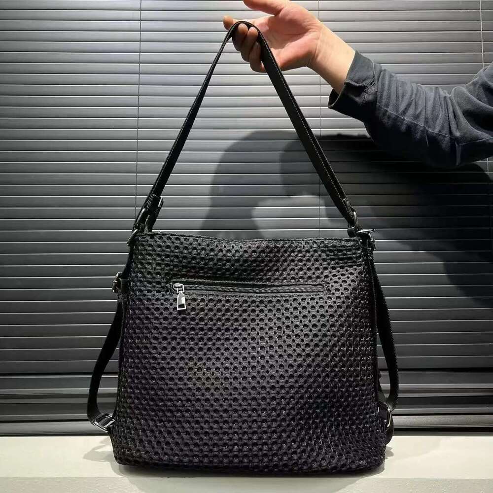 Ladies' Fashionable Ed Mesh Shoulder Bag With Large Capacity Retro Oversized Women's Wallet And Handbag