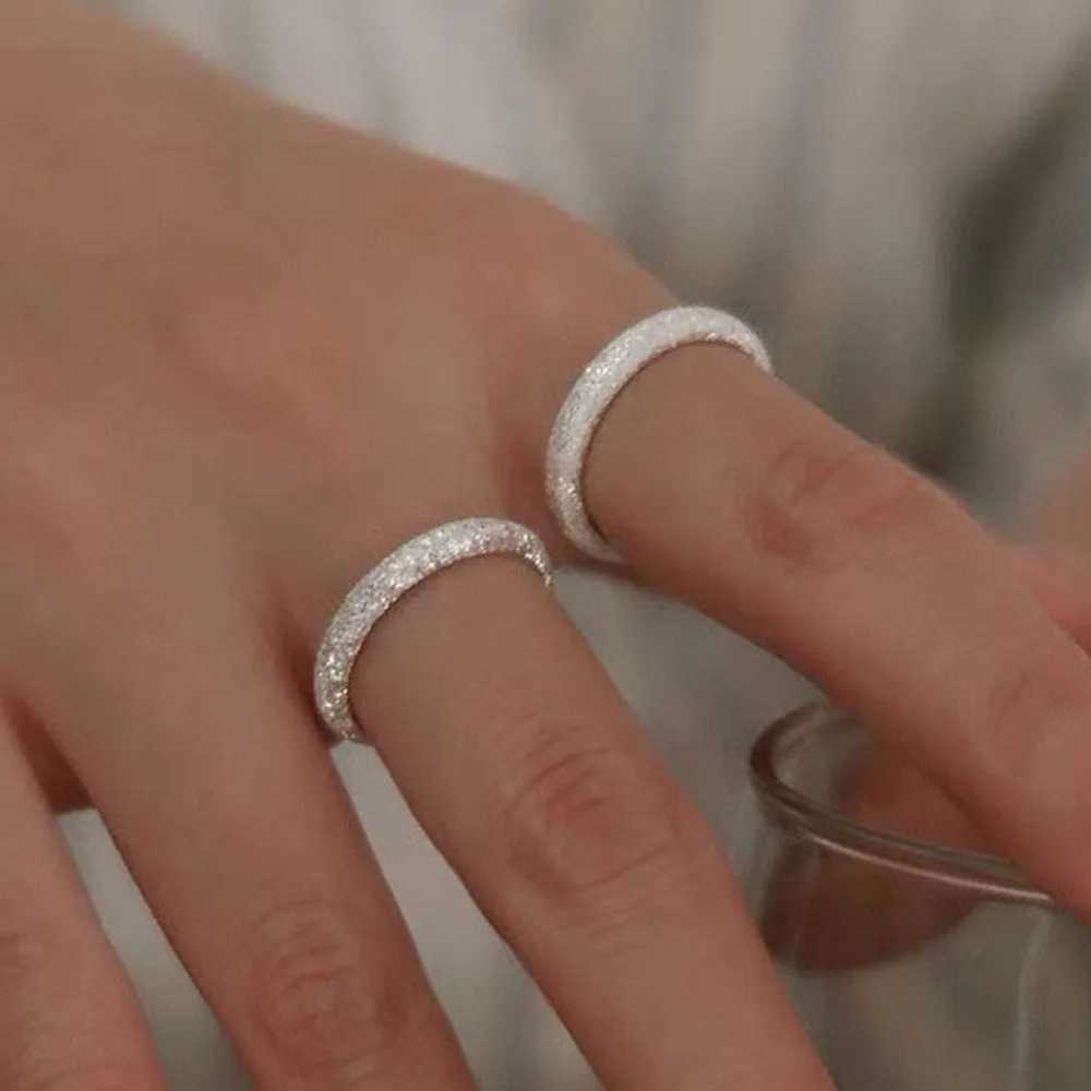 925 Sterling Silver Ring For Women Fine Jewelry Finger Adjustable Open Vintage Trend Shinning Ring For Party Birtay GiftXJ250514