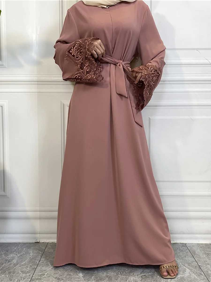 Muslim Fashion Hijab Dubai Abaya Long Dresses Women With Sashes Islam Clothing Abaya African Dresses For Women Musulman Djellaba X250514