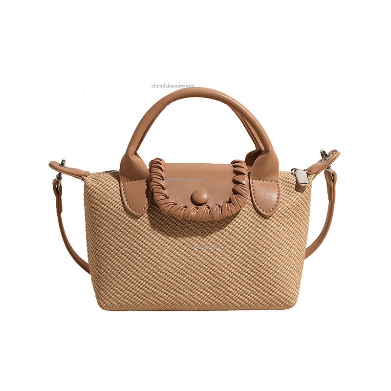 Women's Fashion Shoulder Bag 2025 Free Shipping Designer Bag Sweet Style Woven Dumpling Handbag Casual Fashion Versatile Student Phone Bag Shoppi
