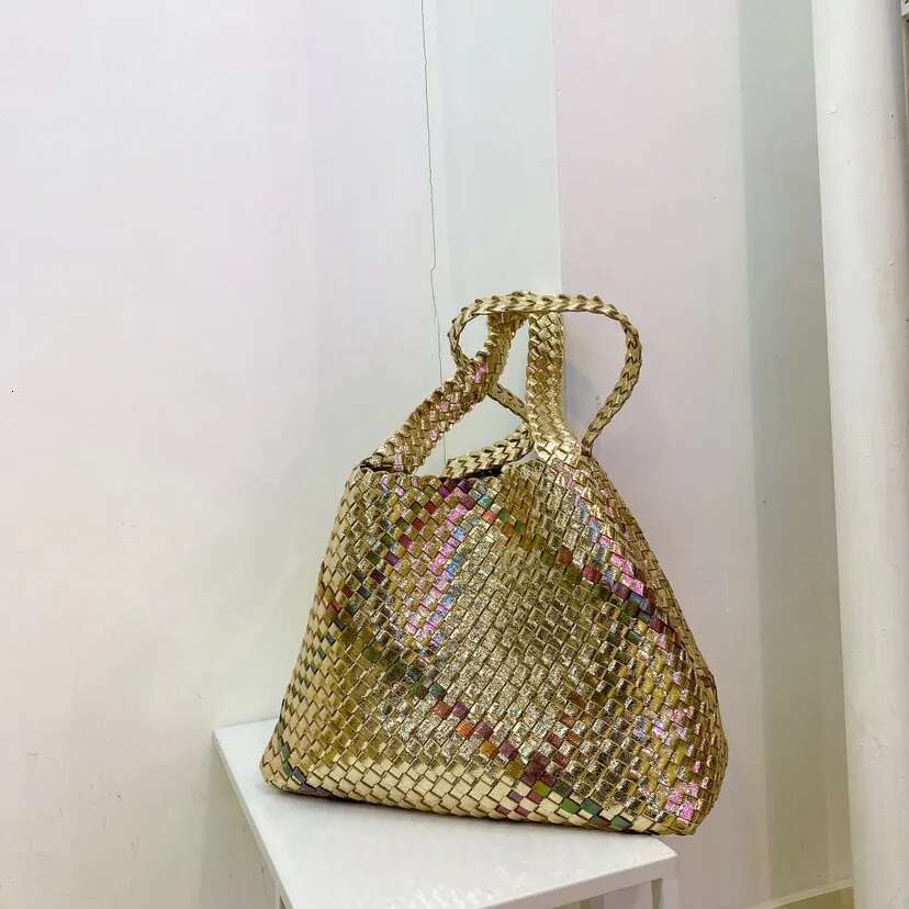 XIYUAN Lady Woven Large Capacity Tote For Women 2023 Designer Soft Leather Handbag Quality Handbags Big Shoulder Bag