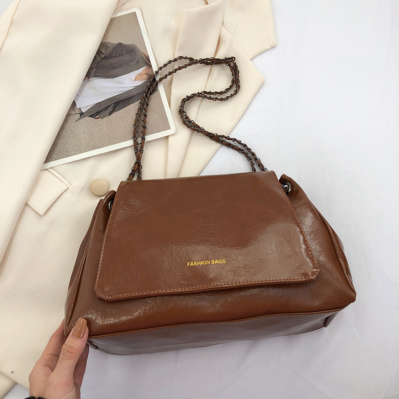 Free Delivery Designer Bag Large Capacity Women's Fashion 2025 Autumn Chain One Shoulder Crossbody Leisure Texture Small Square Bag Luxury Bag