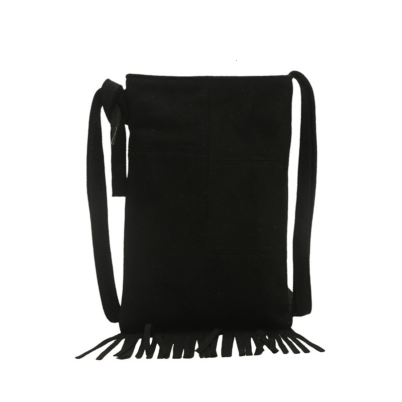 2025 Luxury Bag Suede Niche New Free Delivery Designer Bag Design New Women's Bohemian Style American Tassel Bag Frosted Crossbody