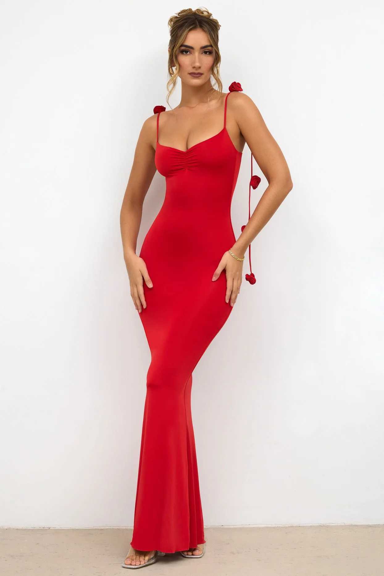 Mia Muse Womens Dresses All Seasons Elegant Solid Color Sleeveless Sweetheart Neck Wrap Maxi Evening Formal DressesXJ250514