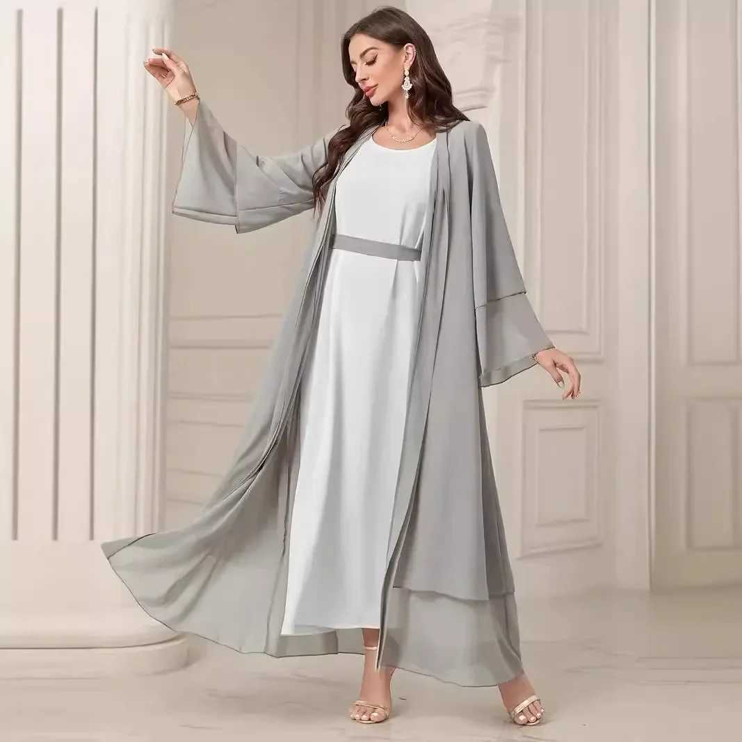 Muslim Long Abaya Dress Turkey Islamic Women Robe Hijab Headscarf Sashes Morocco Kaftan Dubai Arabic Jalabiya Modest Vestidos X250514
