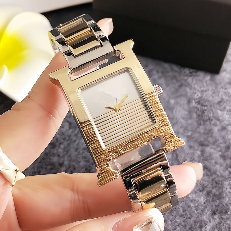 Great quality h women Designer WristWatches aaa with box lady Luxury Dial 26mm quartz Watchs no561