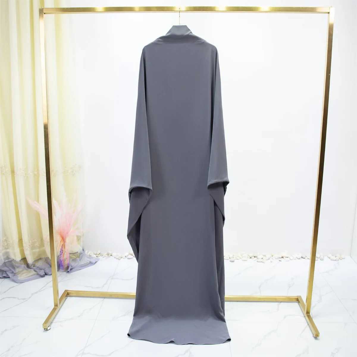 Womens Traditional Arabian Batwing Slve Abaya Muslim Loose Maxi Length Dress Women Jilbabs X250514