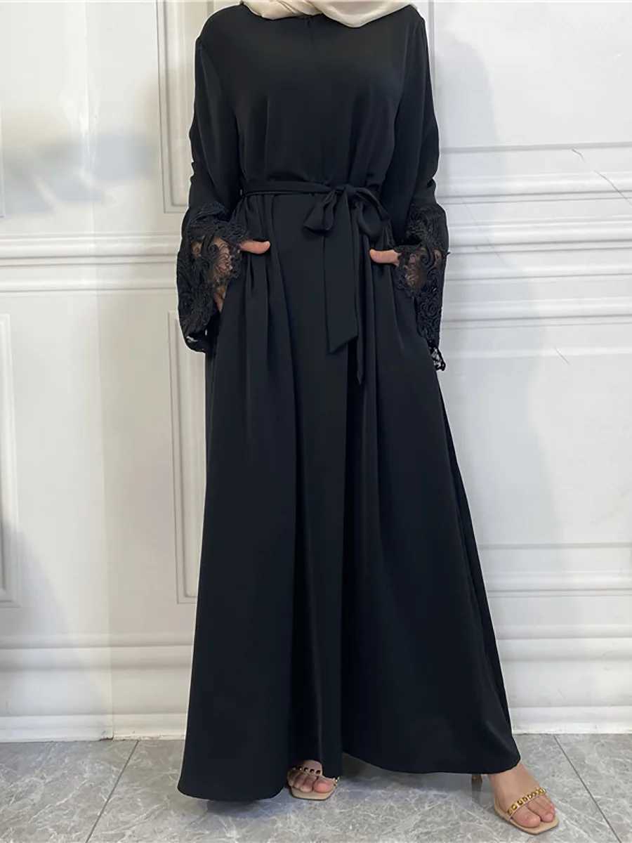 Muslim Fashion Hijab Dubai Abaya Long Dresses Women With Sashes Islam Clothing Abaya African Dresses For Women Musulman Djellaba X250514
