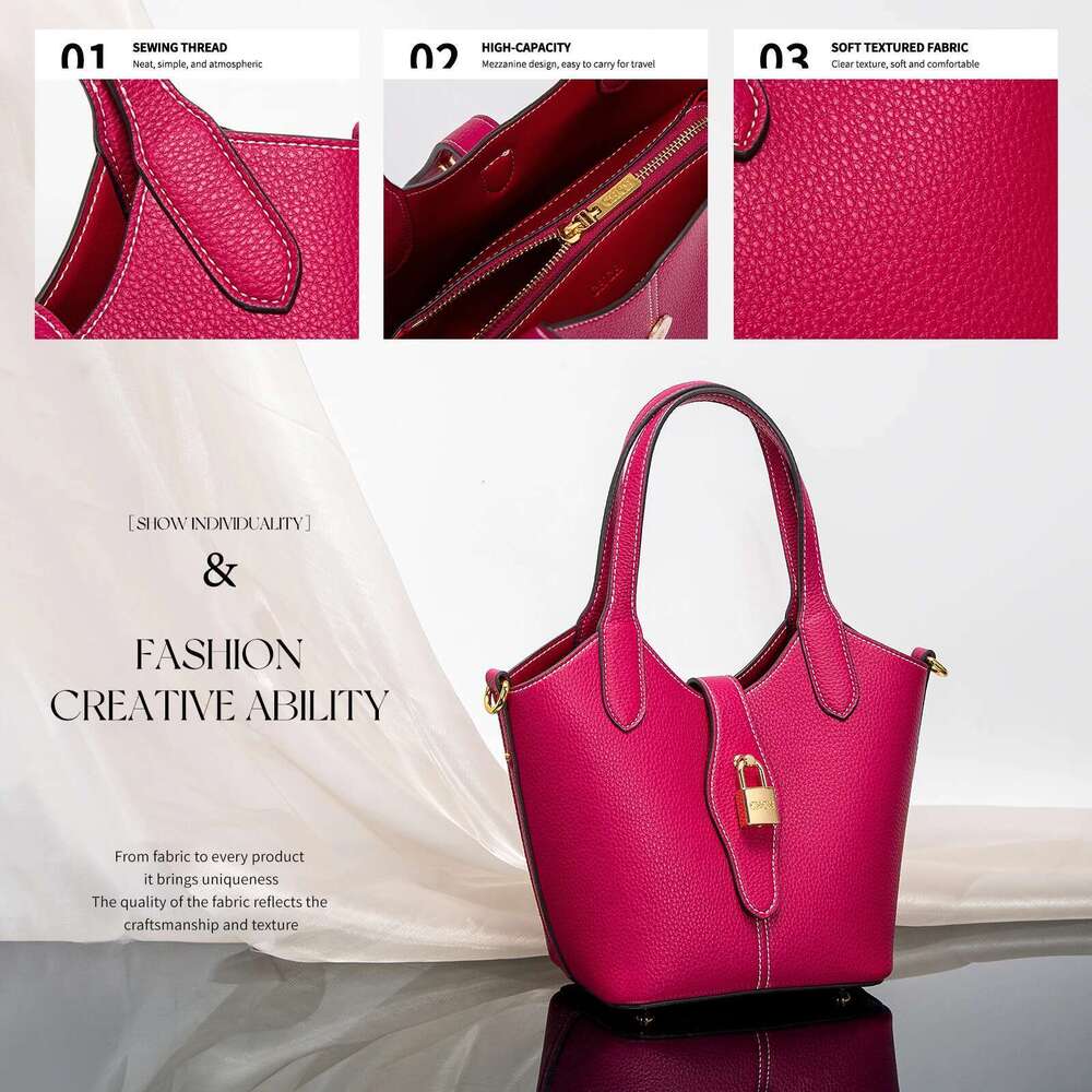 CHCH Autumn New Collection Simple Women's Vegetable Basket Handbag 250513
