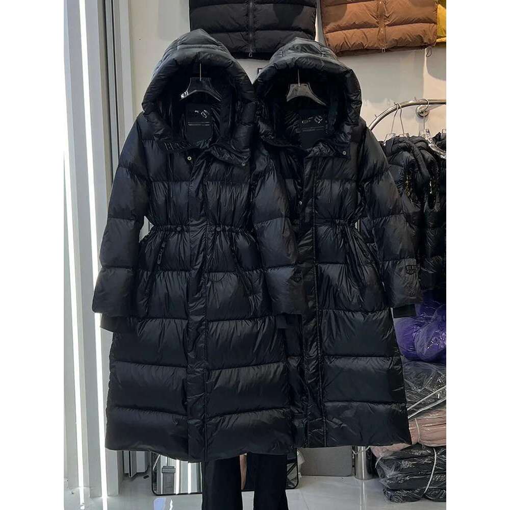 Winter High Quality Women 90% White Duck Down Jackets Fashionable Hooded Thicken Warm Coats Female Long Snowwear