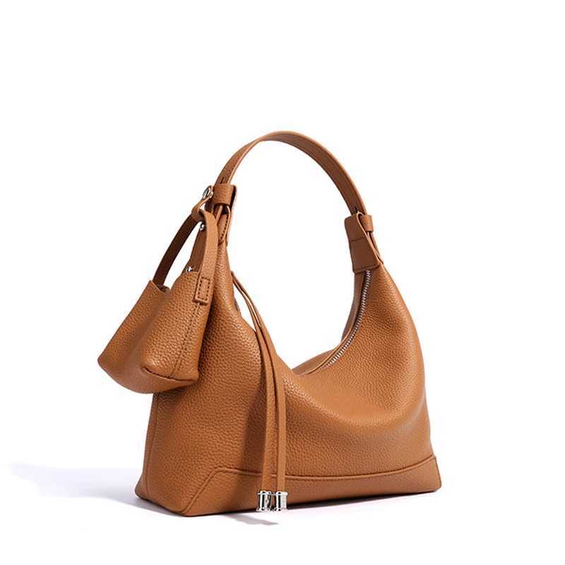 Luxury Cowhide Kite Crossbody Shoder Bag With Mahing WalletDesigner Lunch Box HandbagElegant Wen Underarm Leather Bags Z250514