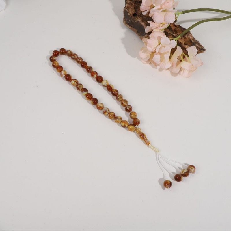 prayer beads, including 33 imitation amber handmade bead crystal bracelets, and Muslim Buddhist beads