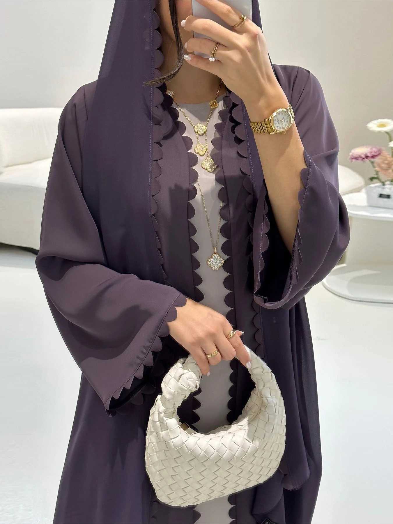 Eid Women Abaya Cardigan Dress with Scarf Muslim 2025 Vestidos Largos Caftan Robe Jalabiya Ramadan Morocco Dubai Kaftan Abayas X250514