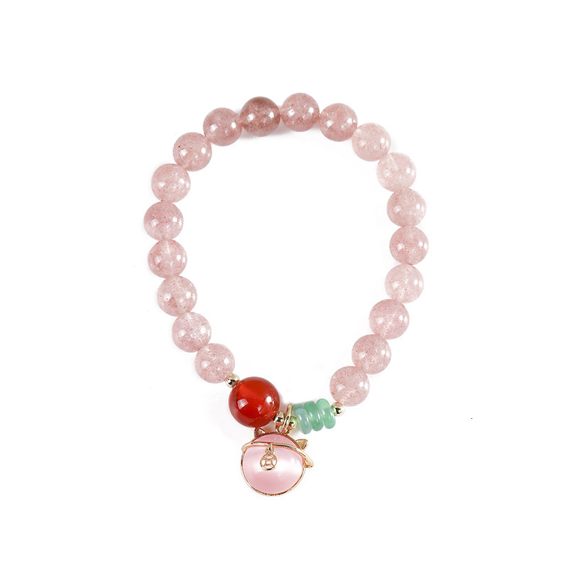 New design with niche pendant bracelet, multi-color mixed color cracked bucket, bead bracelet