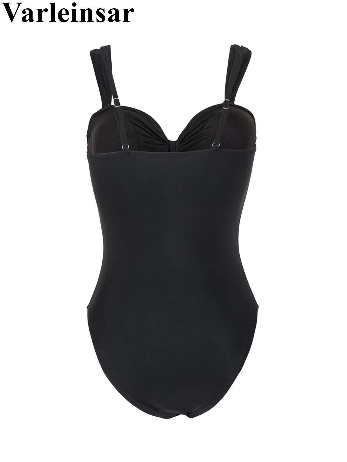 2025 metal flower cutting onepiece swimsuit womens long leg Monokini apron bathroom V6836 250506
