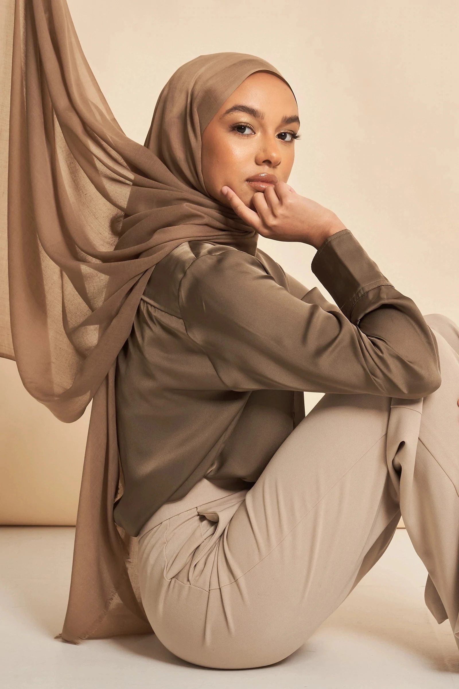 Fashion Soft Linen Cotton Scarf Shawls Muslim Large Hijab Plain Wraps High Quality Headband Long Scarves 190*100cm 1PC Retail 250514