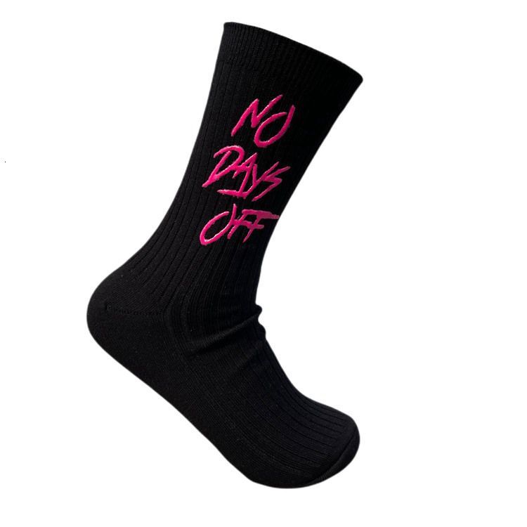 Designer Socks Printed Letters Men And Women S Mid Tube Cotton Double Needle Trendy Socks Internet Famous Minimalist Sports Street Skateboarding Socks