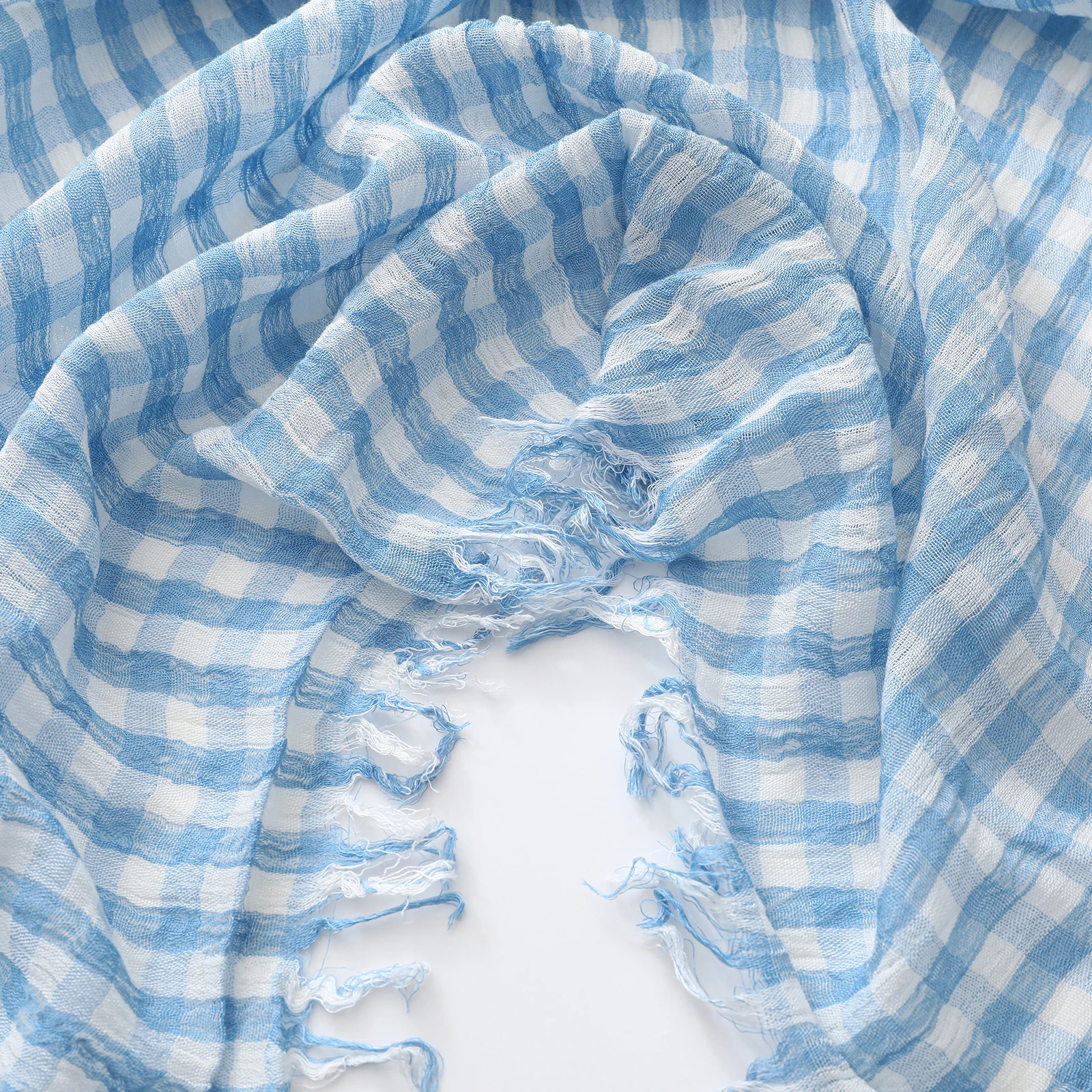 Cotton Linen Plaid Fashion Women Scarf Autumn Winter Warm Neckerchief Pashmina Casual Male Accessories Tassel Bufandas Shawls 250514