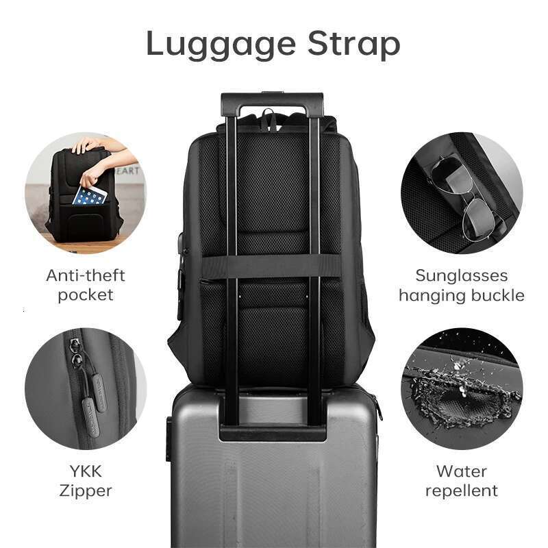 MARK RYDEN Multi Layers Men's Backpack Fits 15.6inch Laptop Water Backpacks for Students