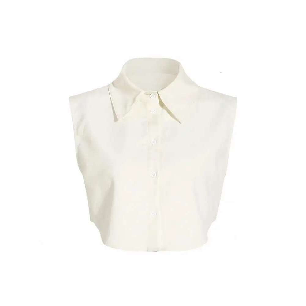 Getspring Women Blouse Sleeveless Single Breasted Short Ladies Shirt With Long Sleeve Shawl Two Piece Sets Fashion Female Tops