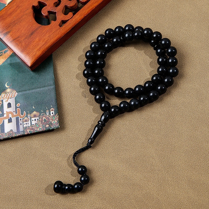Colorful acrylic Islamic jewelry, Arabic bracelets, Muslim prayer and worship beads, jewelry