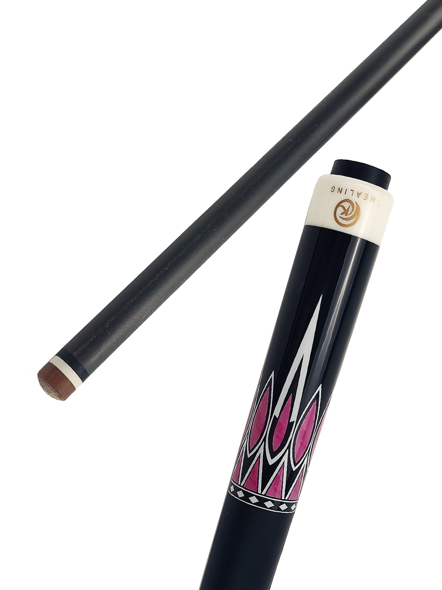 Black Carbon Fiber Shaft for Snooker Cue - Diameter: 12.9mm with Hard Tip