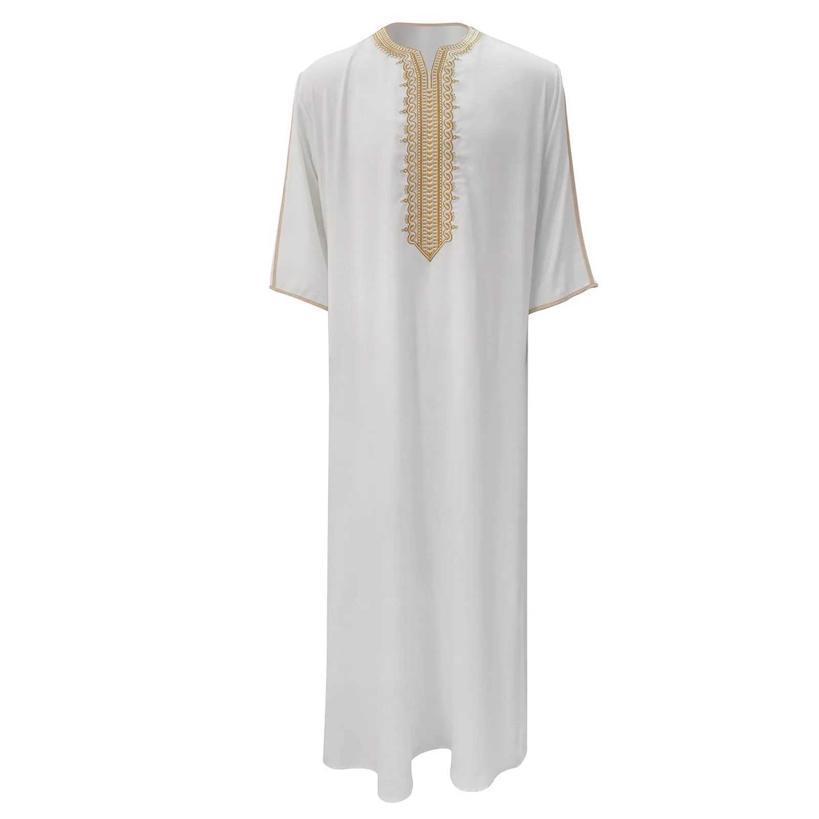 Saudi Arabic Men Jubba Thobe Muslim Arab Dress Dishdasha Thoub Robe Kaftan Traditional Jubbah Islamic Clothing Abaya Eid Ramadan X250514