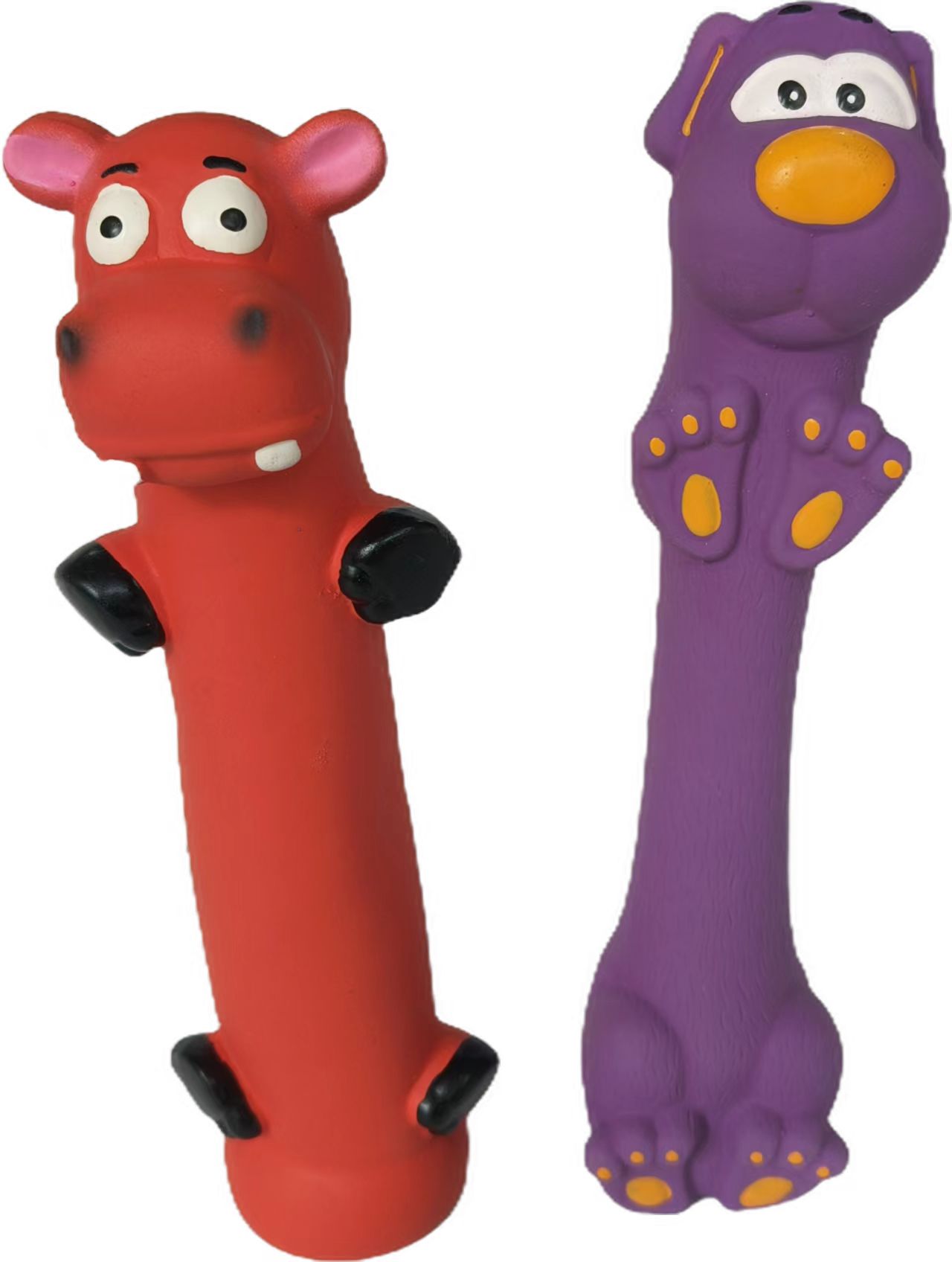 Long-bodied Fairly Cute Design Animal-Shaped Puppy Canines from Soft yet Strong Latex Material