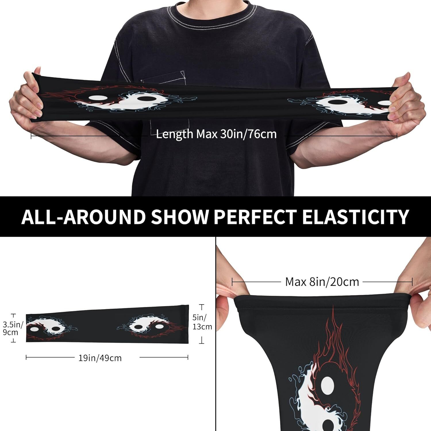 Men Women Sun Protective Cooling Sleeves Sunshade, Arm Sleeve
