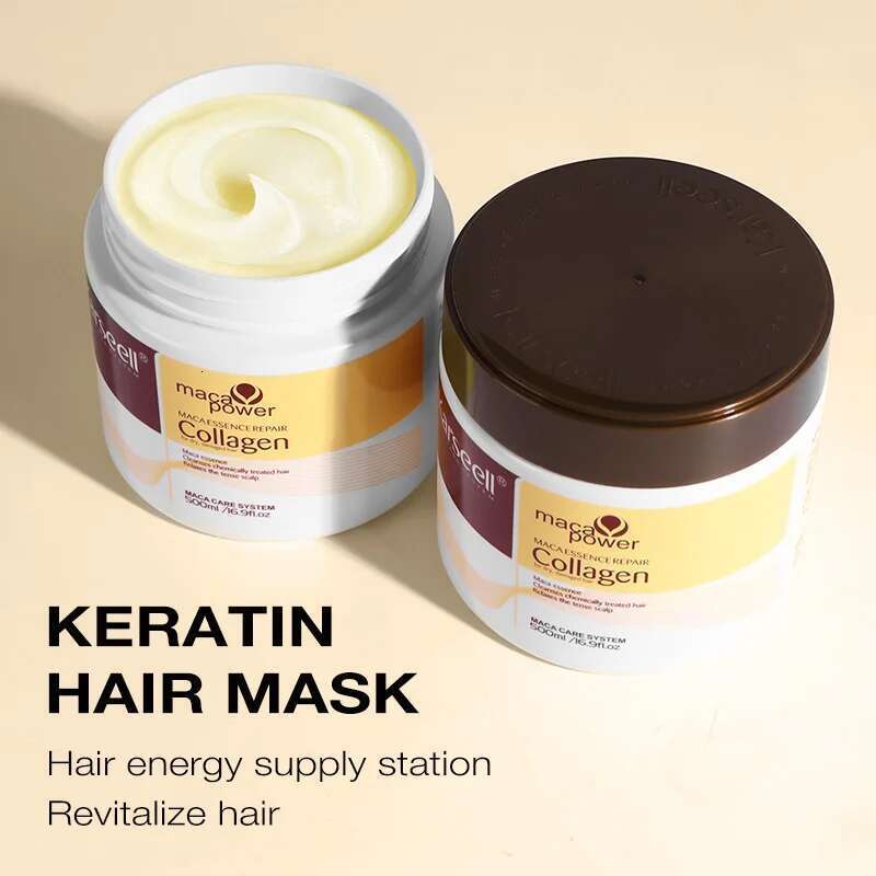 Karseell Collagen Treatment Deep Repair Conditioning Argan Oil Mask Essence For Dry Damaged Hair 100Ml/500Ml