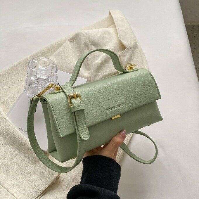 High grade for women 2025 new summer versatile green ins armpit fashionable crossbody small square bag trendy