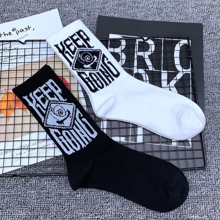 Designer Socks Mid Children S Length Korean College Style Letter Cotton Socks Spring And Autumn Mid Rise Men S Socks Sports Socks