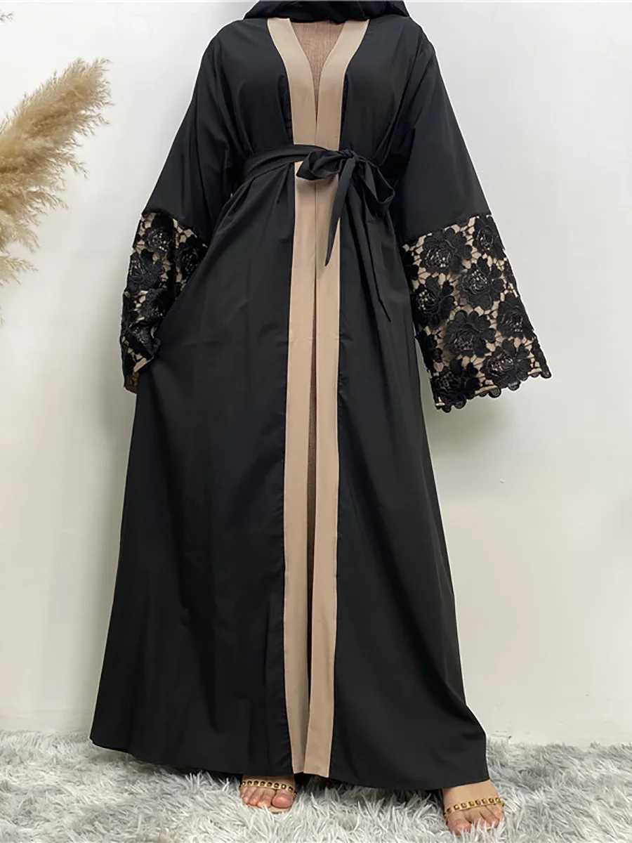2025 Modest Abaya Ramadan Dubai Robe Femme Musulmane Turkey Kaftan Islamic Clothing Muslim For Women Kimono Caftan Marocain Cardigan X2505149