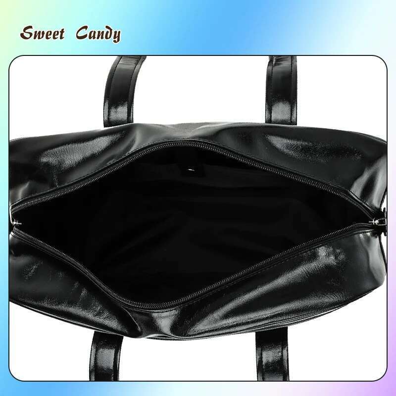 Pain Handbags Transparent Haruku Japanese Two-Dimensional Student JK Uniform Bag Girl PU Schoolbag Shoulder Messenger Handbag