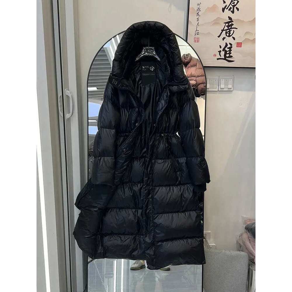 Winter High Quality Women 90% White Duck Down Jackets Fashionable Hooded Thicken Warm Coats Female Long Snowwear