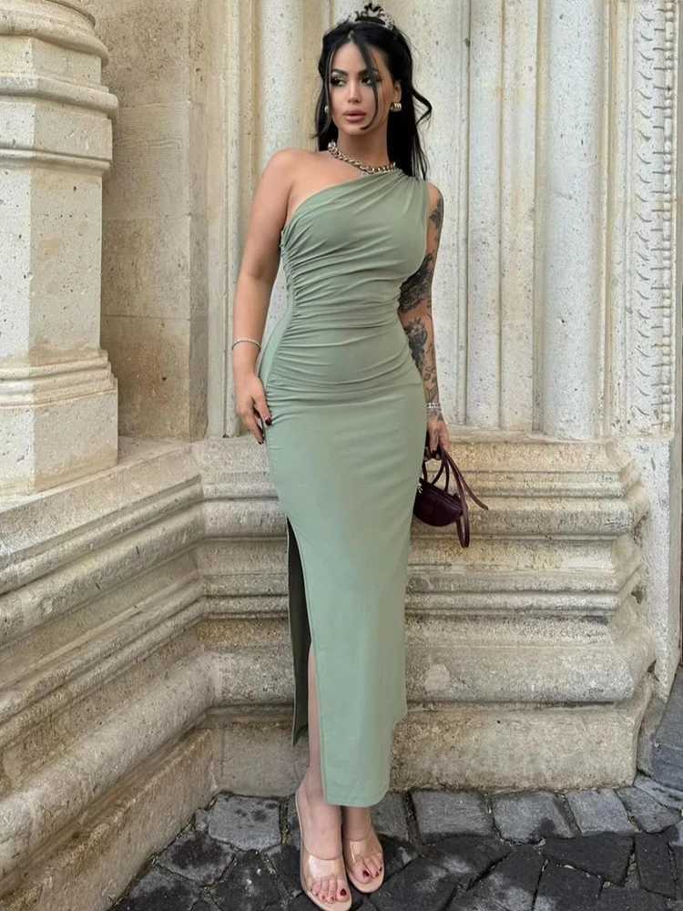 Summer Black New Dress Women Fashion Sexy Split Sleeveless Backless Slim Maxi Dress Female Casual Club Elegant Lady Party DressXJ250514