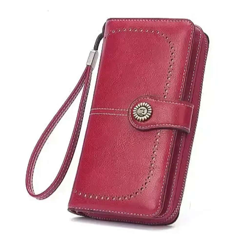 High Quality Women Wallet Anti-theft Leather Wallets For Woman Long Zipper Large Ladies Clutch Bag Female Purse Card Holder