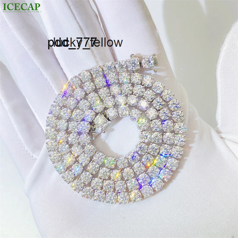 Ready to Ship 925 Sterling Silver 3mm 4mm 5mm 6mm 6.5mm VVS Moissanite Tennis Bracelet with GRA Certified