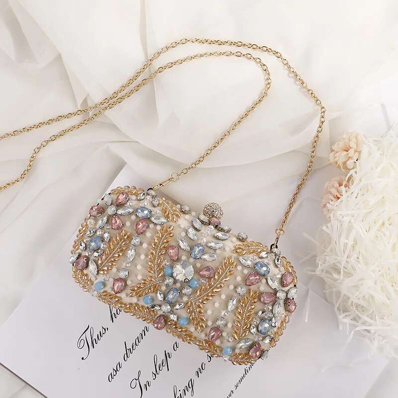 Evening Popular Women's Bag Bridal Clutch Female Party chain shoulder Purse Wedding Bags Crystal Handbags