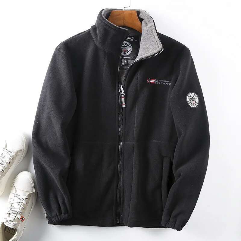 FGKKS 2023 Brand Casual For Men Thickened Wool High Quality Design Warm Fashion Jacket Male Designer Designer