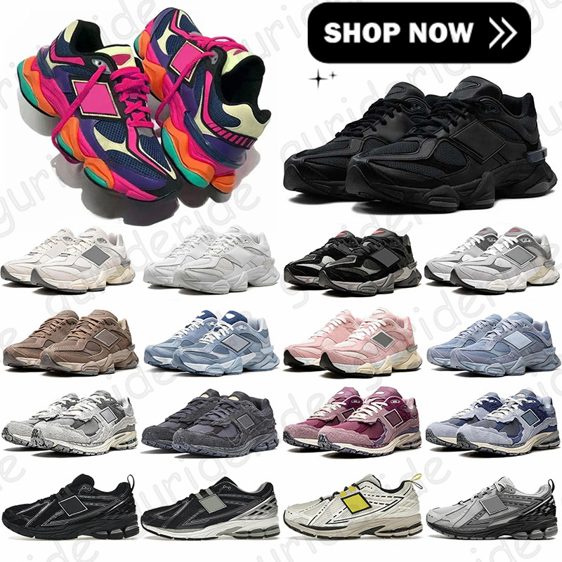 designer trainers new free shipping 9060 men women running shoes black suede olivine sea salt concrete white quartz grey outdoor sports sneakers fashion