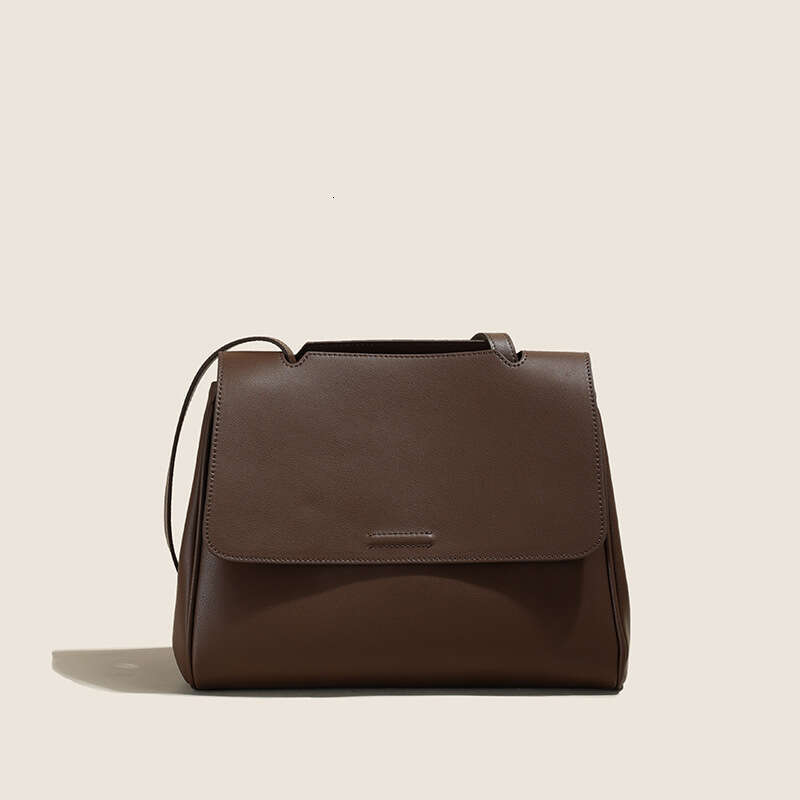 Genuine Leather Bag For Women 2025 New High-End And Niche Tote Large Capacity Crossbody Bag, Women's Commuting Handbag