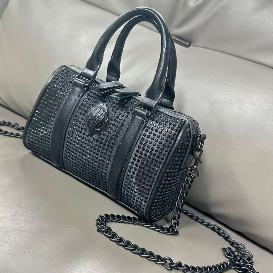 Tote Bag New Black Diamond Niche Versatile Single Shoulder Crossbody Small Eagle Head Chain Women S Bag KQ