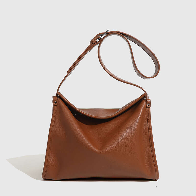 Women's Bags Designer Soft Leather Large Capacity Tote For Women 2023 New Versatile Daily Commuting Shoulder Bag, Extremely Simple Style Crossbod